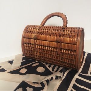 Vintage Wicker Handbag